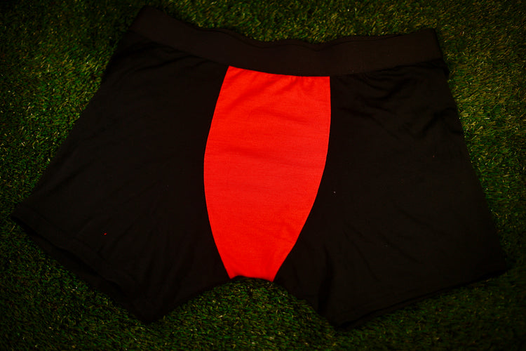 Red and Black Merino Underwear for Men