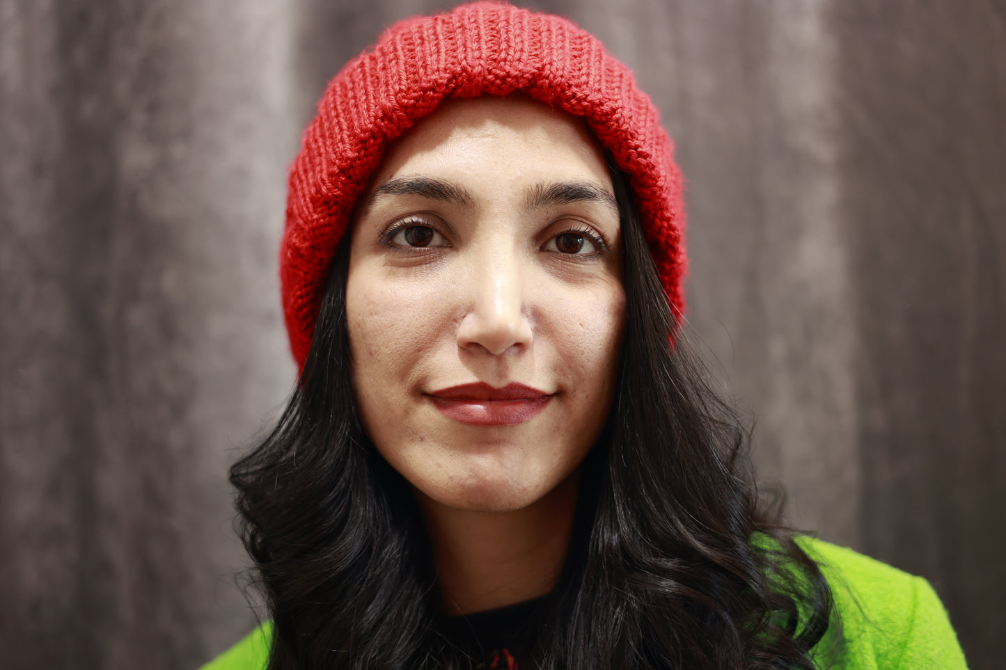 Venus Red Knitted Hat