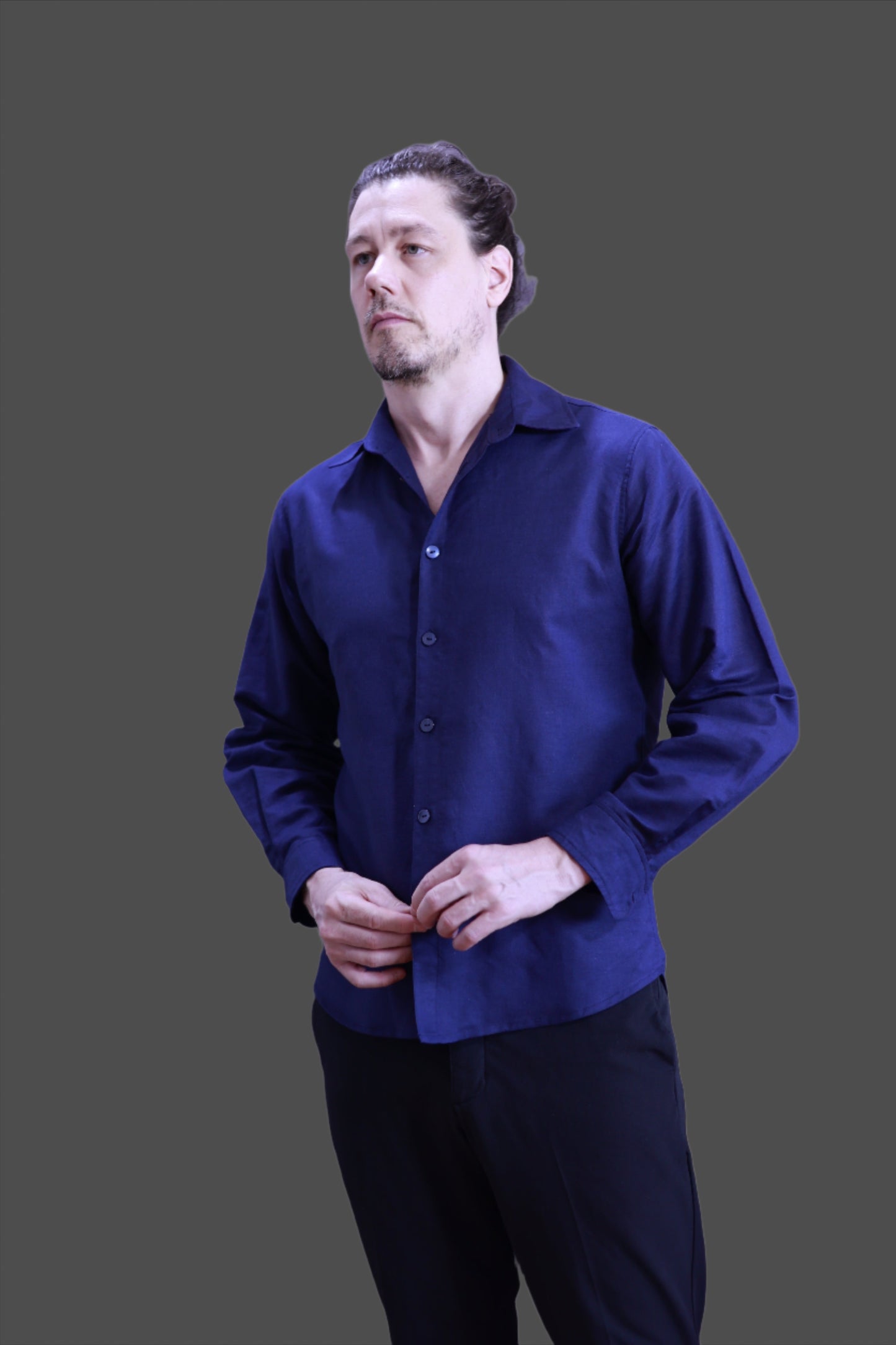 Linen Blue Marine Shirt