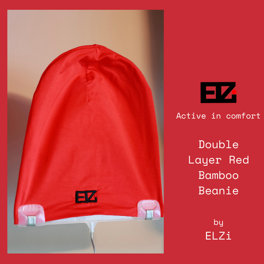 Soft Touch Red Bamboo Beanie.