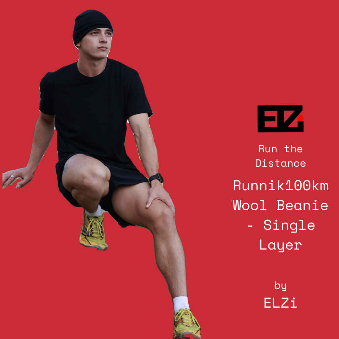 ELZI runnik100km Wool Beanie - Single Layer