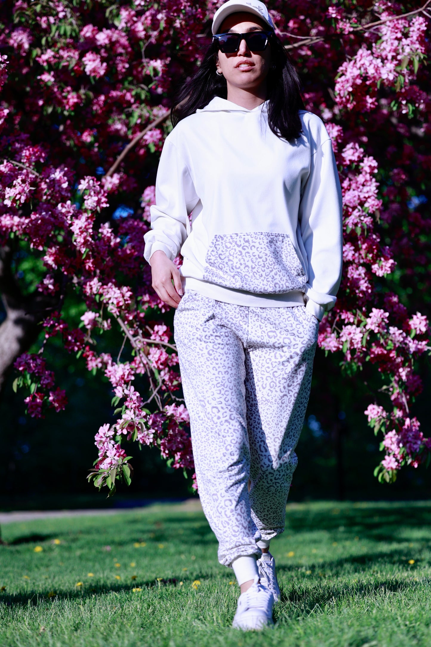 ELZI Wild Animal Grey Pattern So Soft Pants