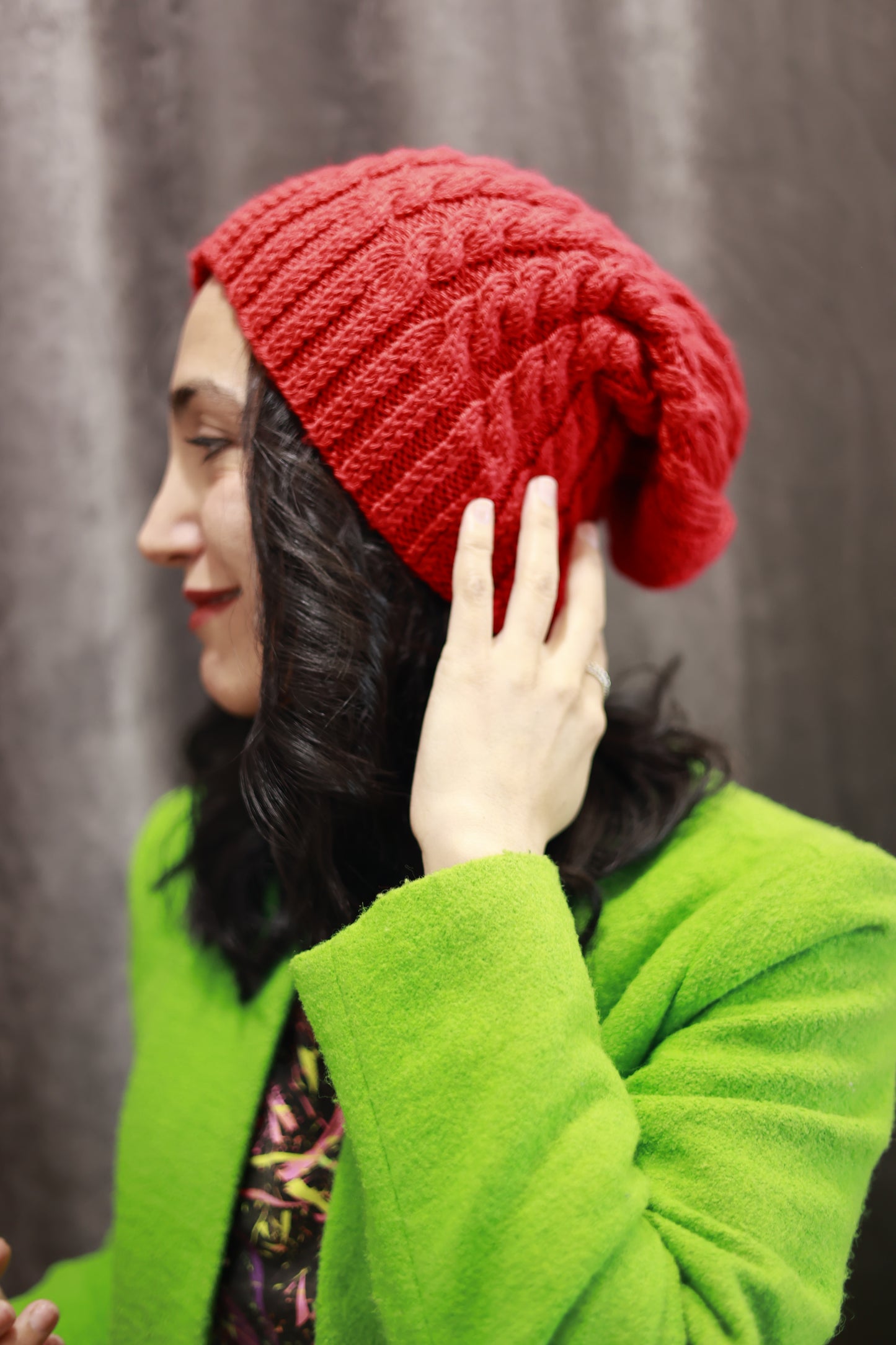 Venus Red Knitted Hat