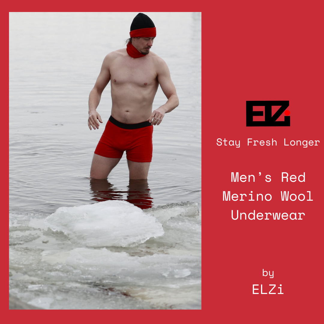 Montreal Cold Plunge Merino underwear , neck warmer and hat by ELZi, Montreal Seamstress. Tuque, Cache cou et sous-vêtement pour les bains froids à Montréal par ELZi, Couturière à l'île des soeurs.