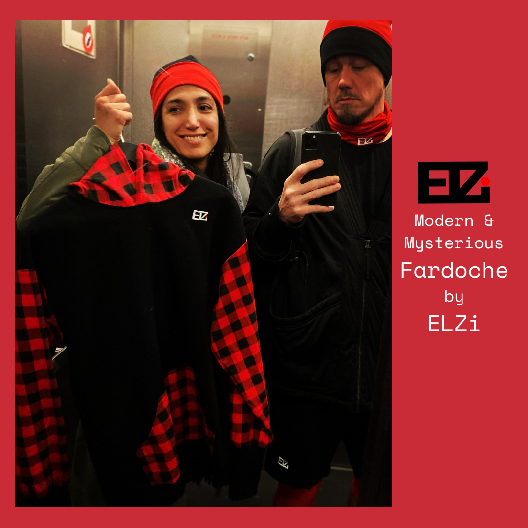 Fardoche Das MTN Mann Sweater with Huge Hoodie by ELZi Montreal Seamstress