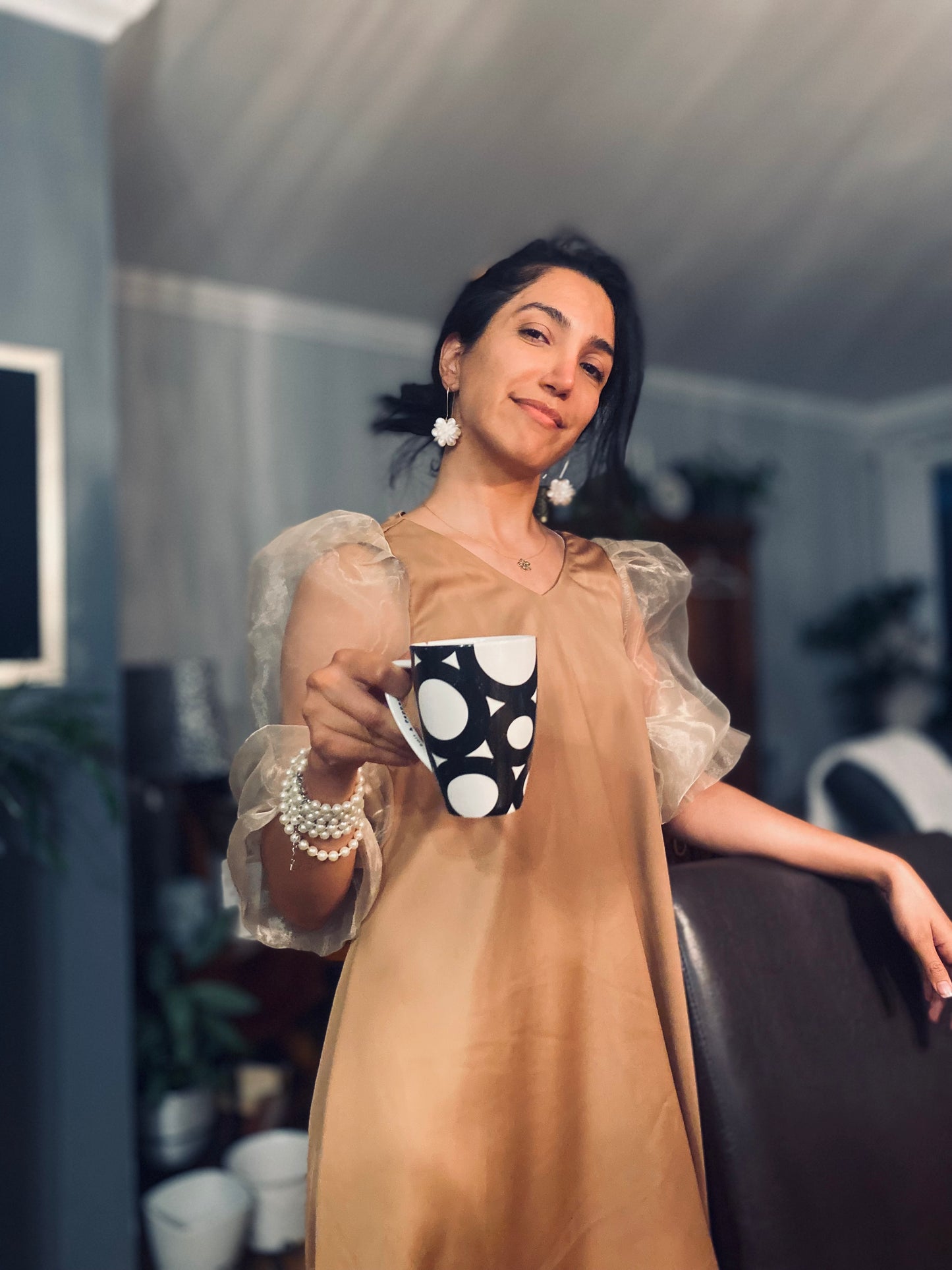 ELZi dressmaker Caramel Fairy Dress.