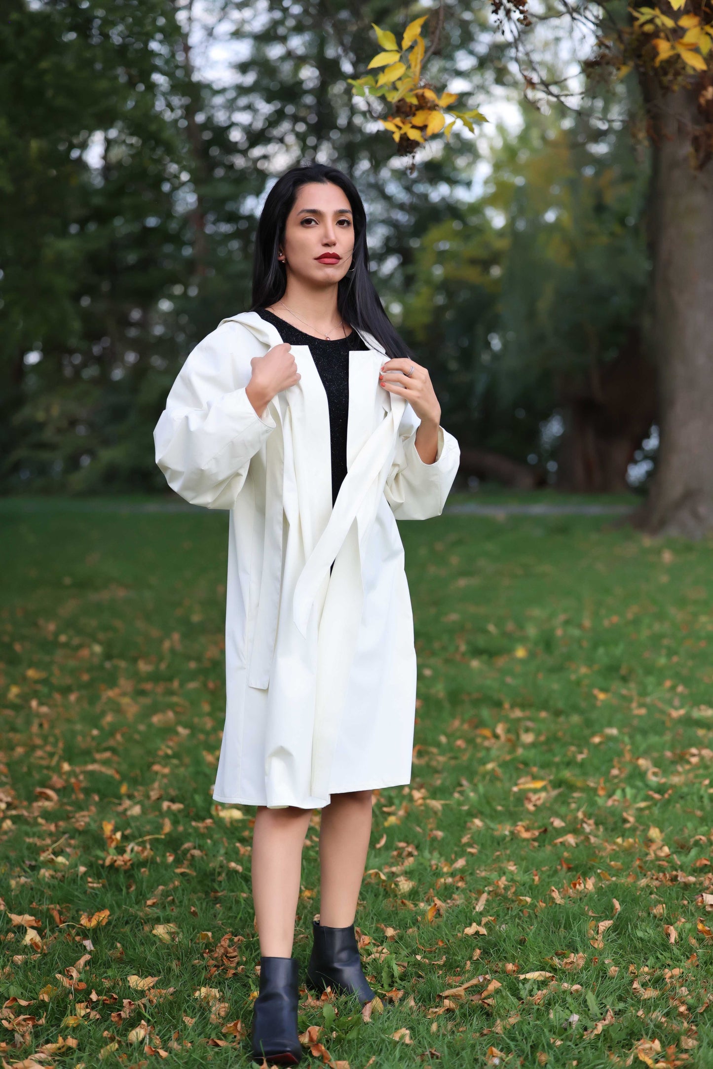 ELZI white Raincoat