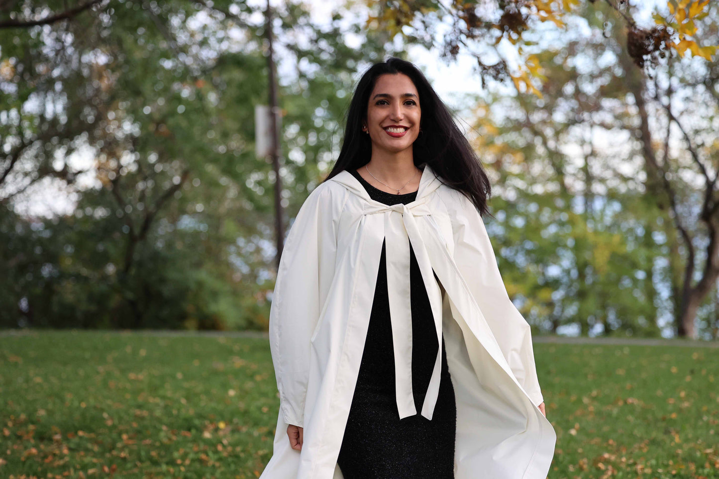 ELZI white Raincoat