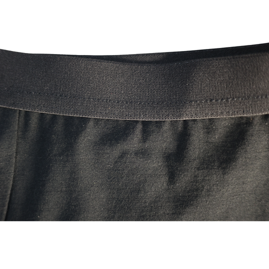 Men's Boxers Black Merino with Black Elastic by ELZI