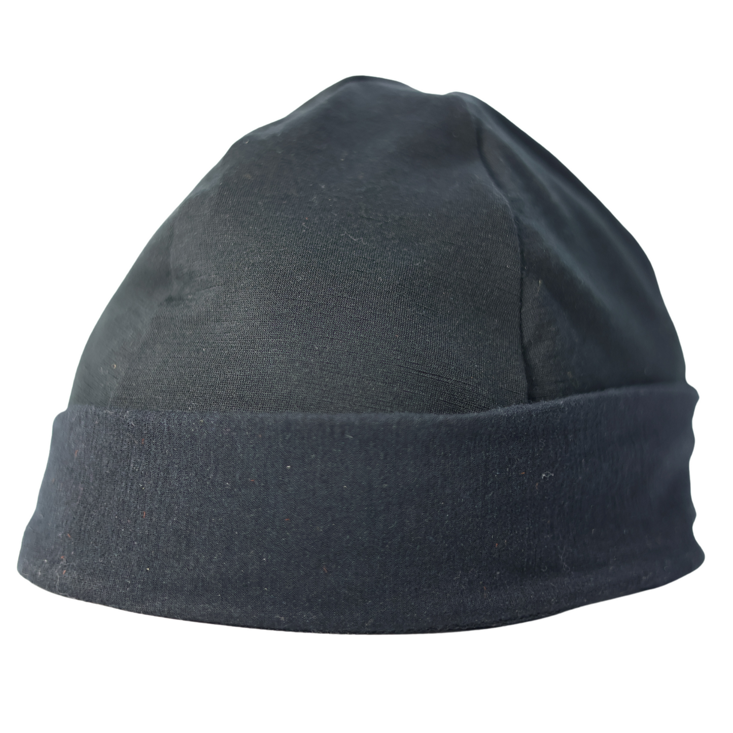 Beanie Black Shadow Double Layer extra long in Wool by ELZi Montreal Seamstress