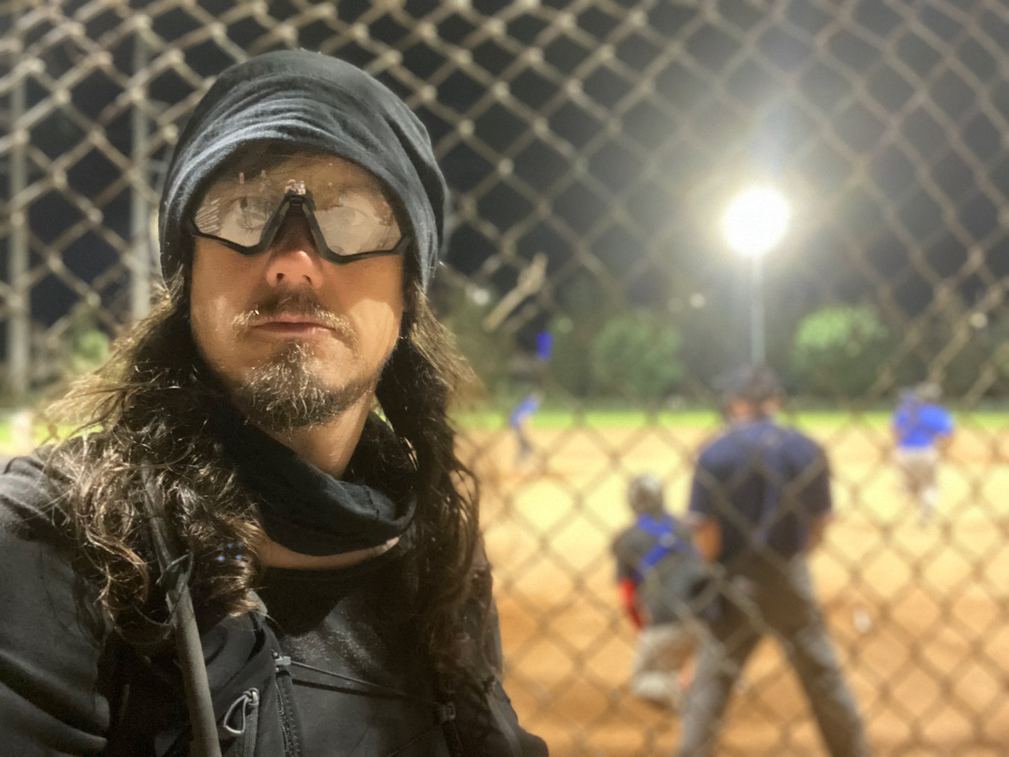 ELZI Black Merino Hat Montreal Baseball. Model is Jonathan Brunelle. Photo taken in Verdun.