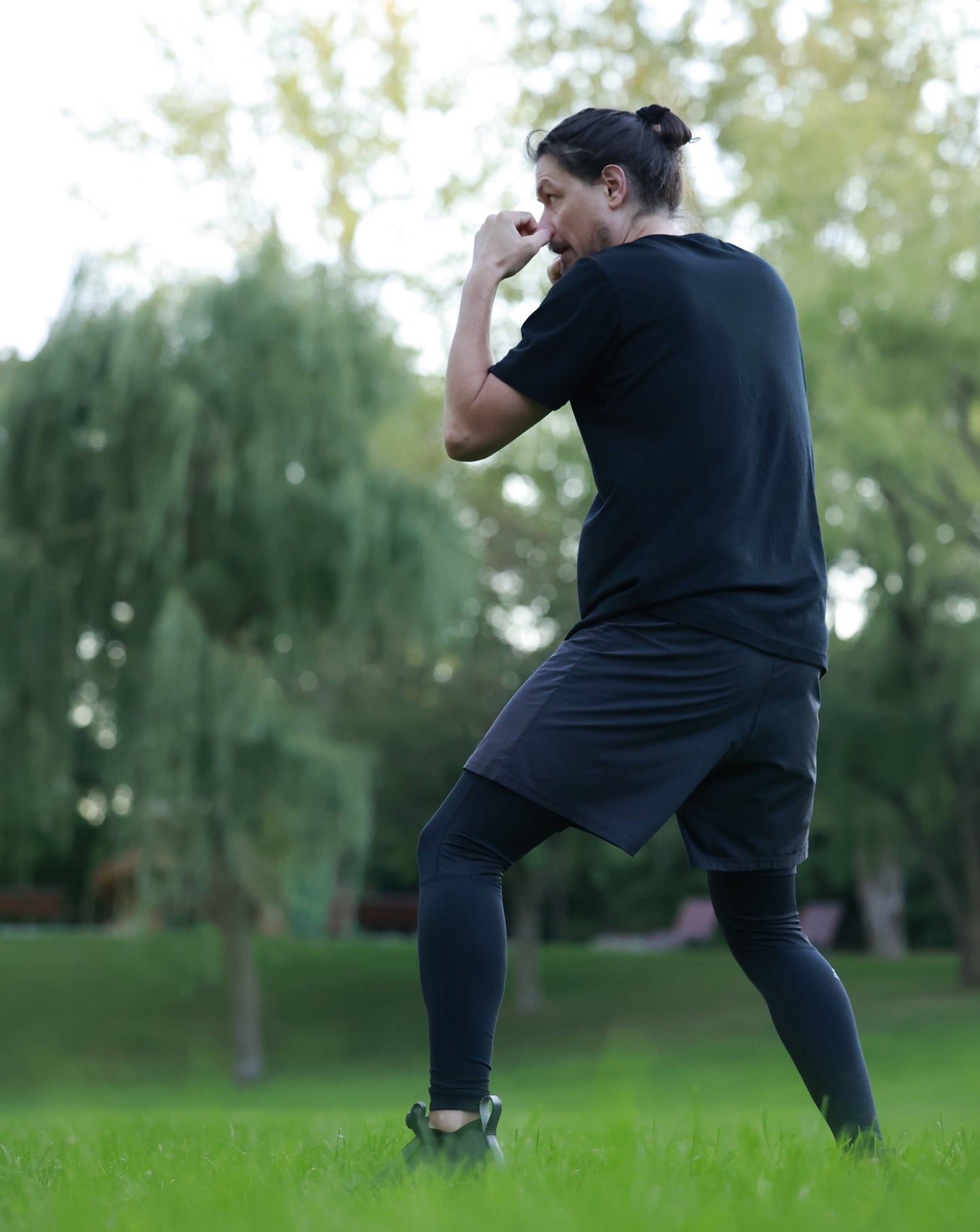 Nuns Island Tailor Short Sleeve Black Merino T-Shirt