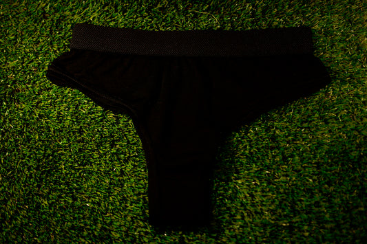 ELZI "Shadow Black" Women's Black Women Merino Lingerie in Wool - Front View