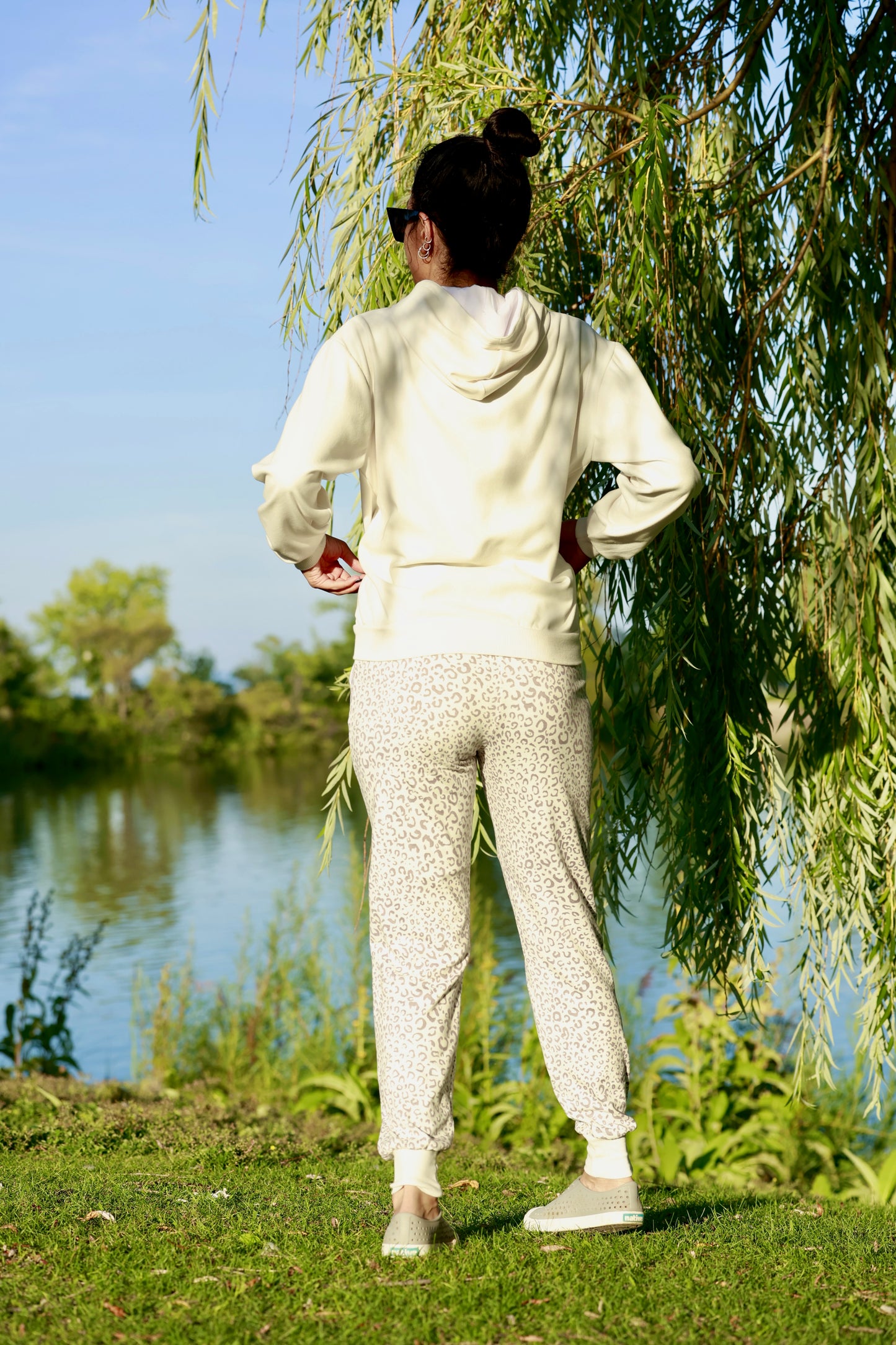 ELZI Wild Animal Grey Pattern So Soft Pants