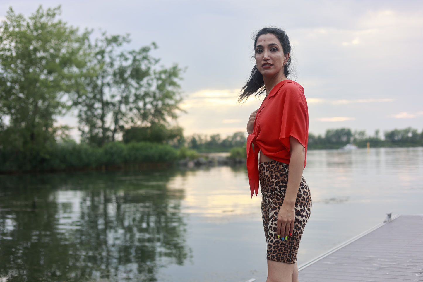 animal pattern shorts by by ELZi Seamstress near me