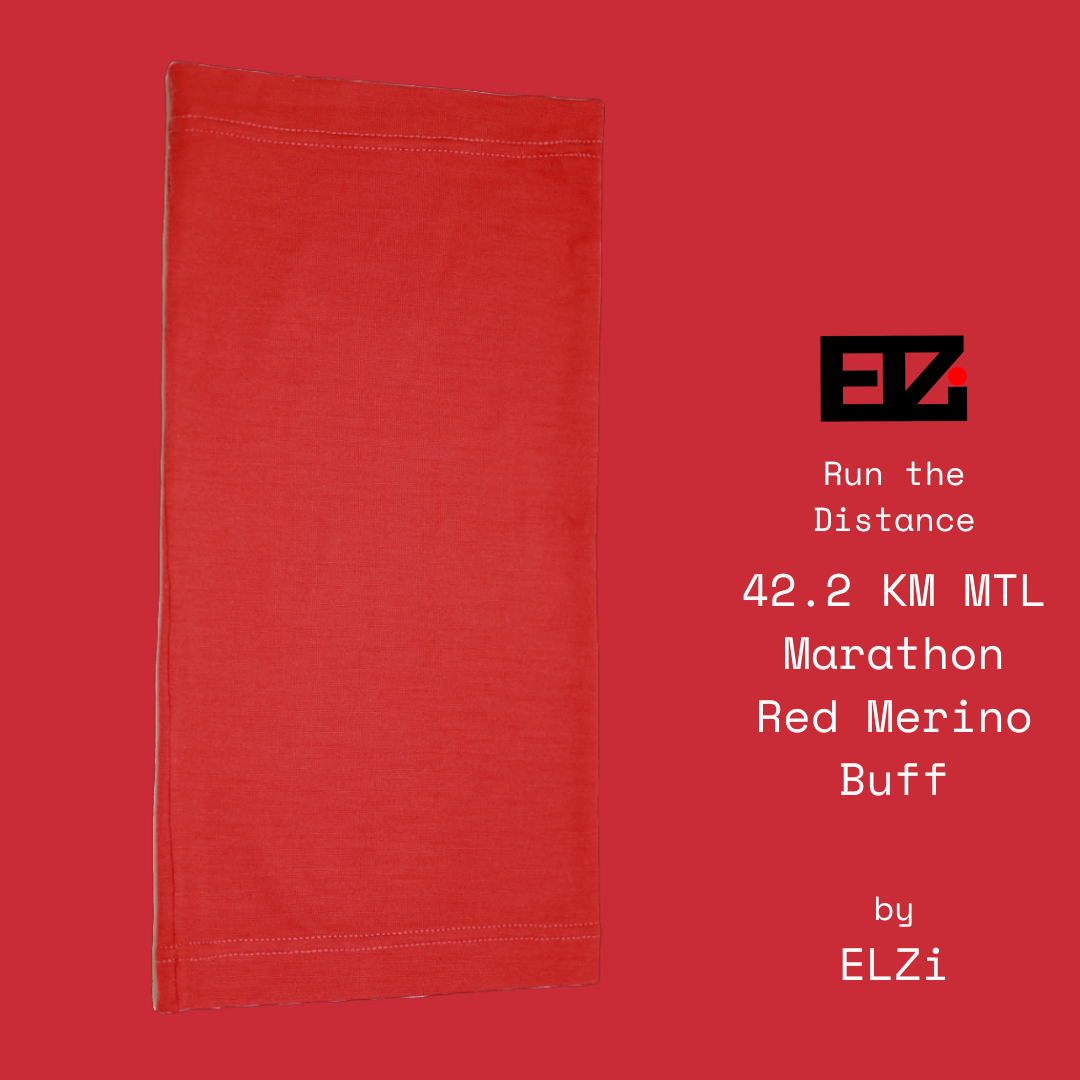 42,2 KM cache-cous rouge en Mérinos par ELZI