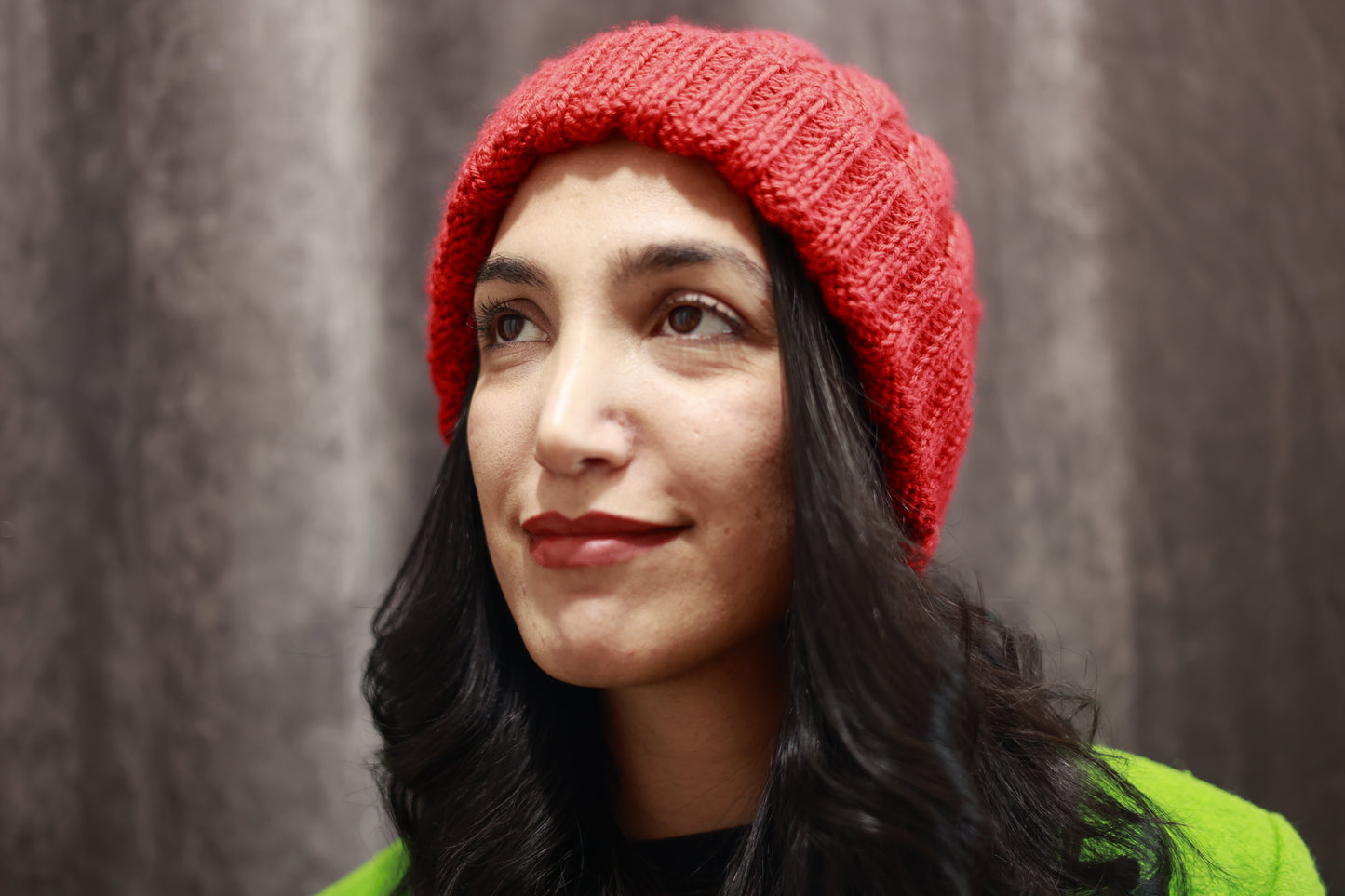 Venus Red Knitted Hat