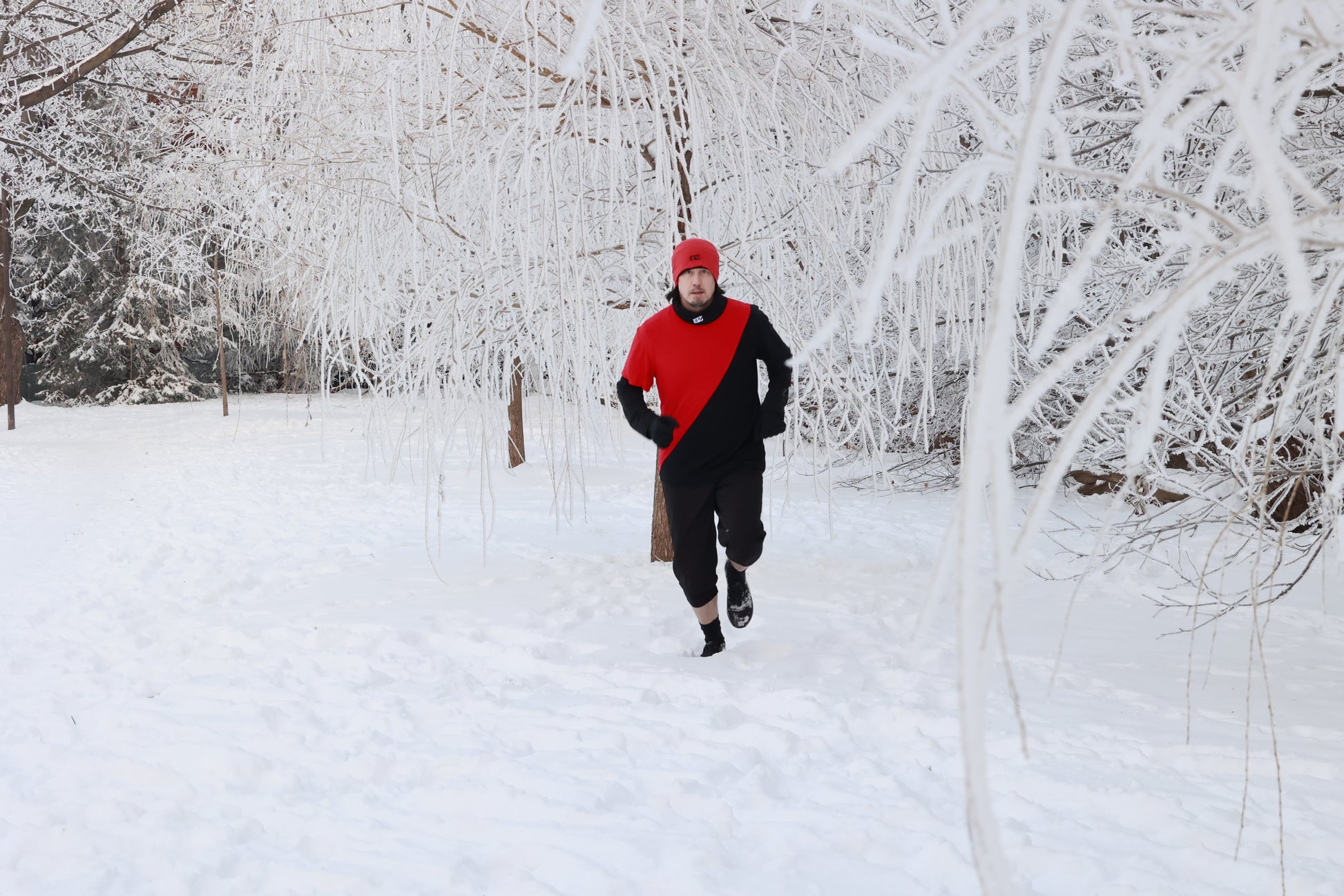 Make Canada Great Again winter running shorts. 