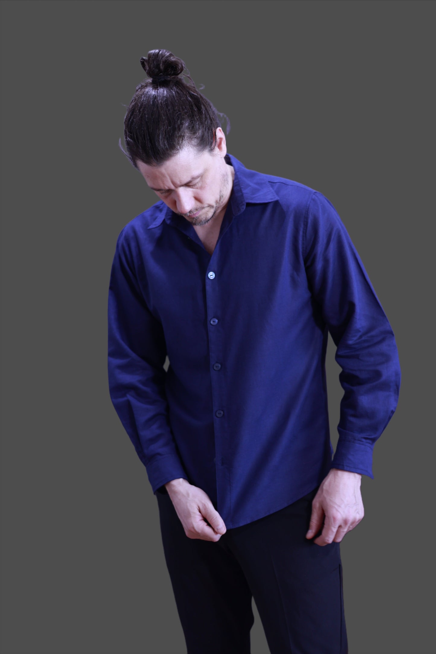 Linen Blue Marine Shirt