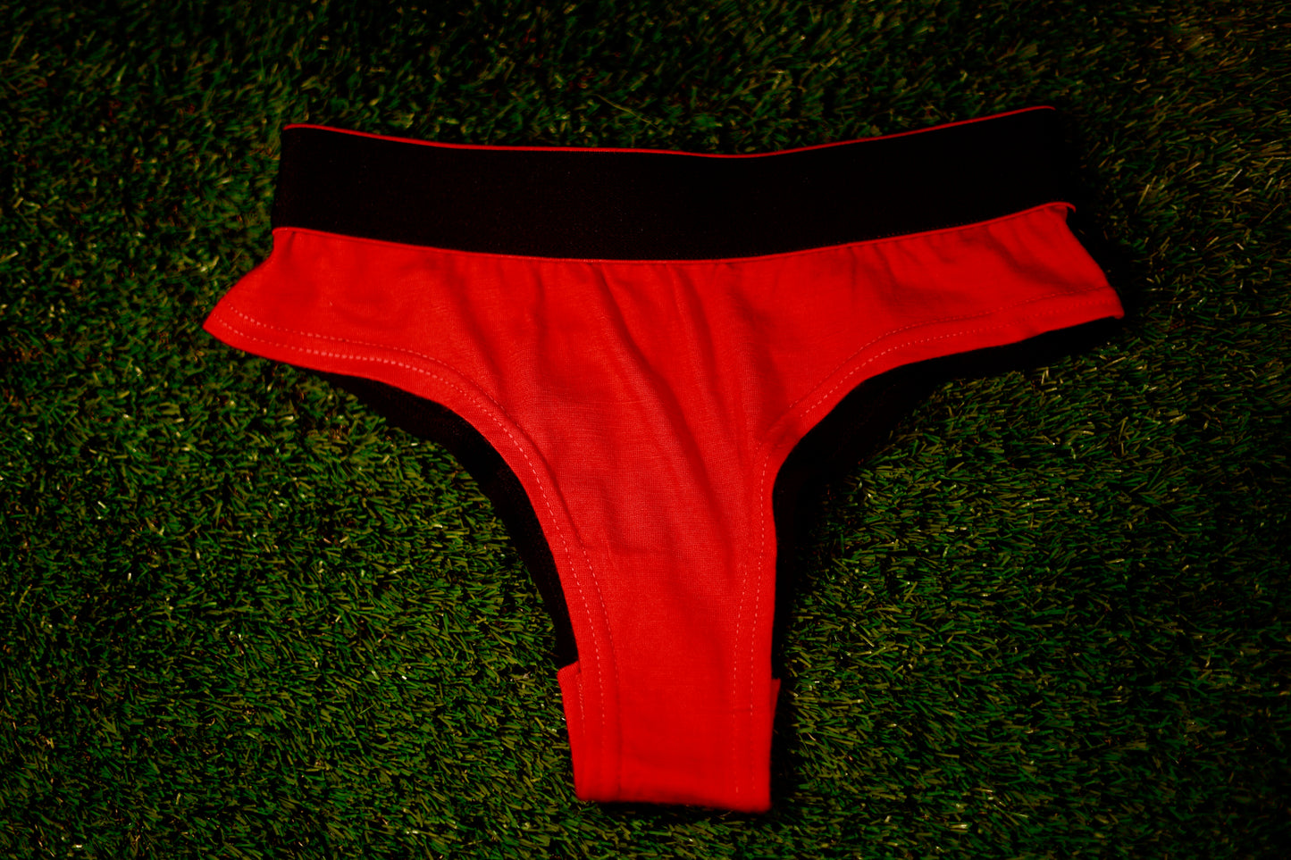 ELZI Red Front and Black Back Merino Underwear